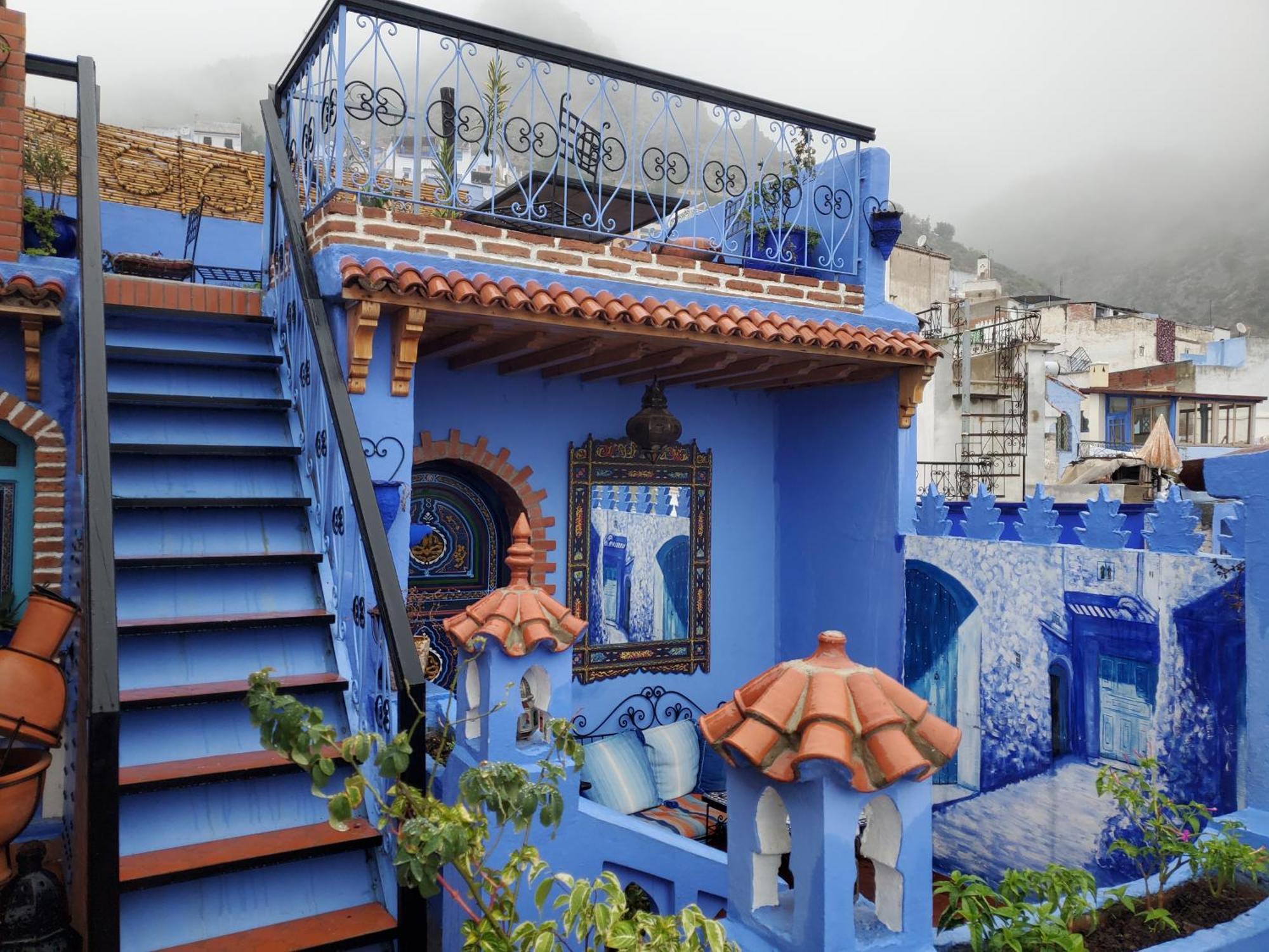 Blue City Chefchaouen Bagian luar foto