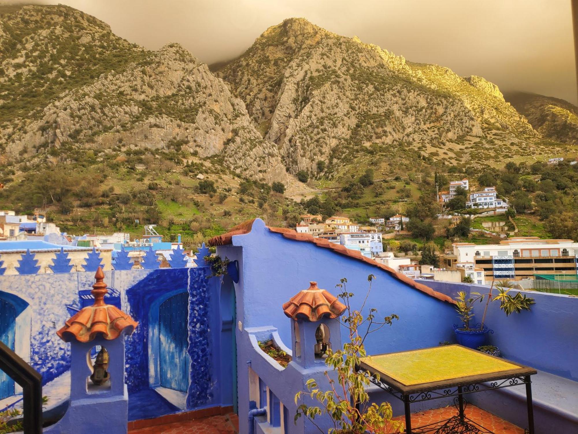 Blue City Chefchaouen Bagian luar foto
