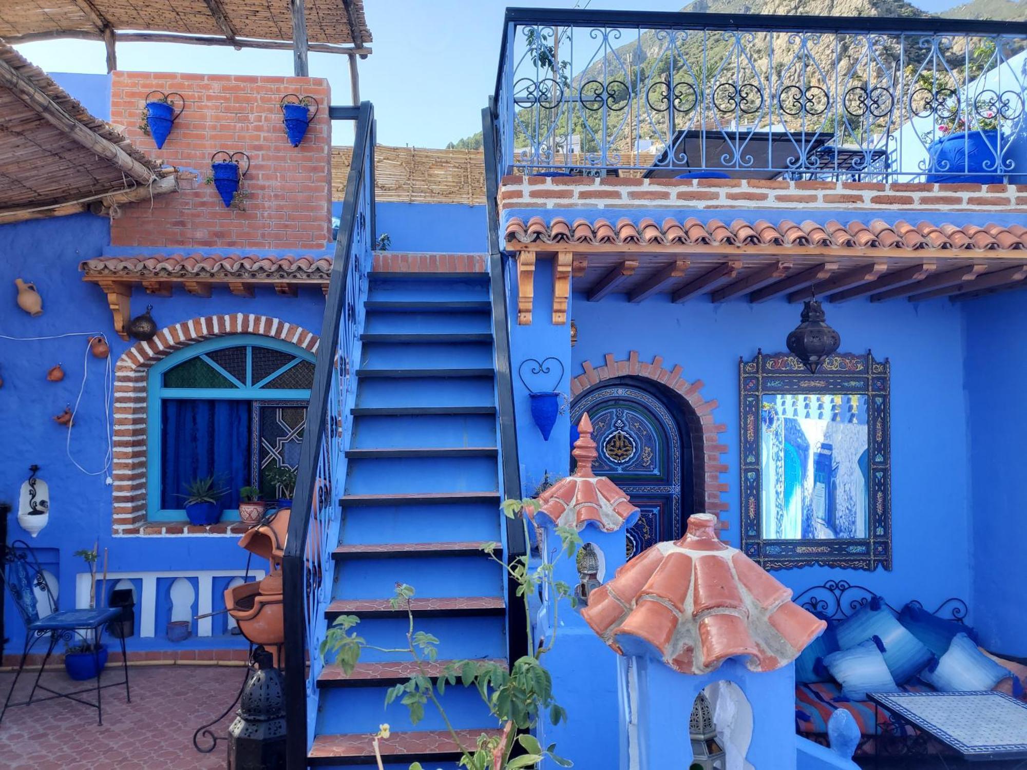 Blue City Chefchaouen Bagian luar foto