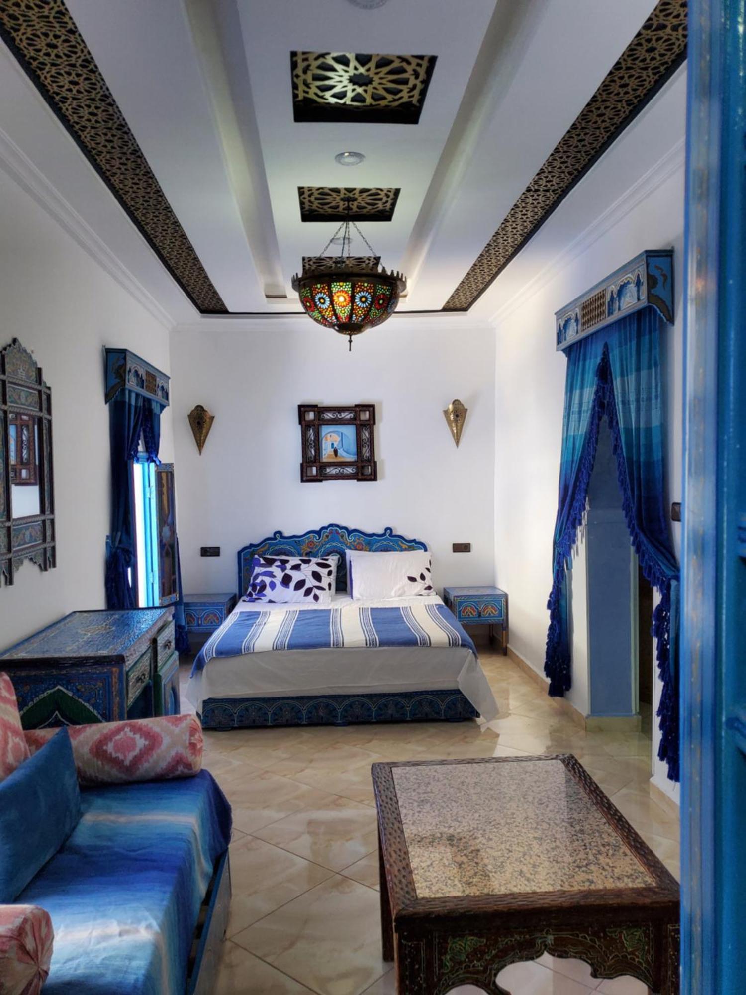 Blue City Chefchaouen Bagian luar foto